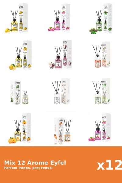 Eyfel Set 12 Mix Variat: 11 arome