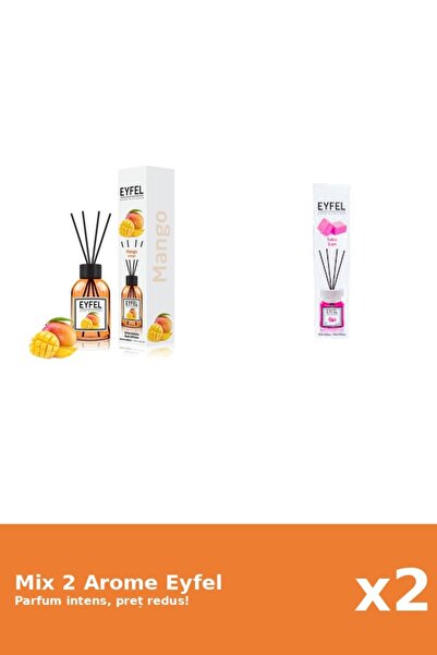 Eyfel Set 2 Mix Eyfel: 1x Bubble Gum, 1x Mango