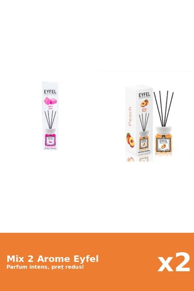 Eyfel Set 2 Mix Eyfel: 1x Bubble Gum, 1x Piersica