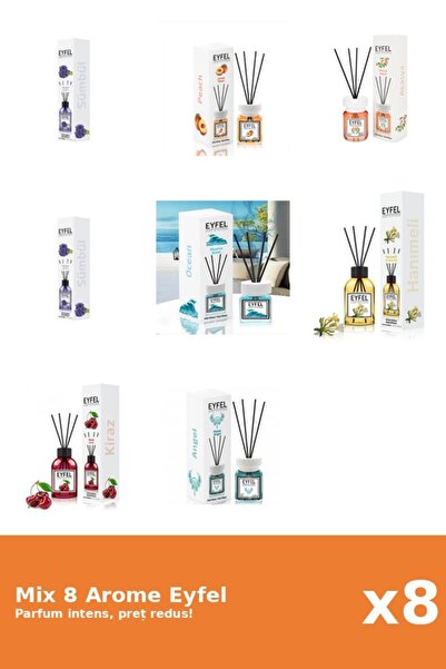 Eyfel Set 8 Assorted Mix: 7 flavors