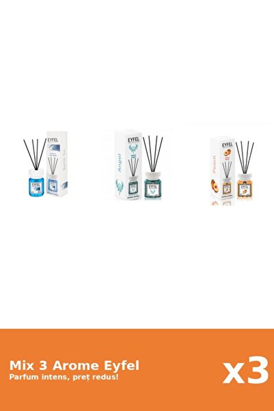 Eyfel Set 3 Mix Eyfel: 1x Angel, 1x Cool Water, 1x Piersica