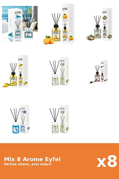 Eyfel Set 8 Mix Variat: 7 arome