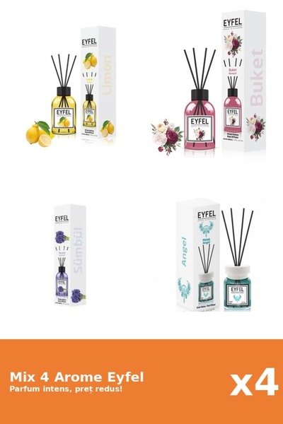 Eyfel Set 4 Mix Eyfel: 1x Angel, 1x Bouquet, 1x Lamaie, 1x Zambile