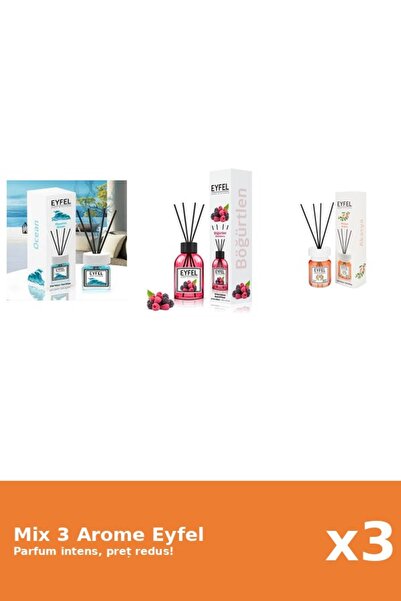 Eyfel Set 3 Mix Eyfel: 1x Acacia, 1x Fructe De Padure, 1x Ocean