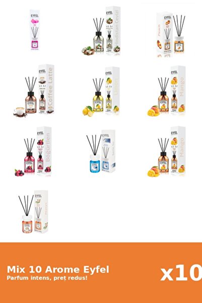 Eyfel Set 10 Mix Variat: 9 arome