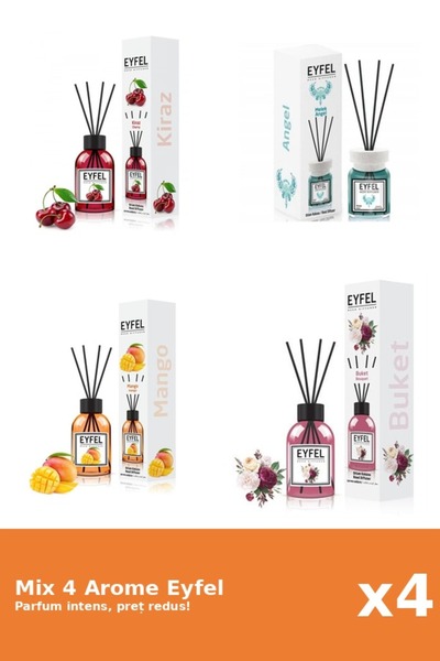 Eyfel Set 4 Mix Eyfel: 1x Angel, 1x Bouquet, 1x Cirese, 1x Mango