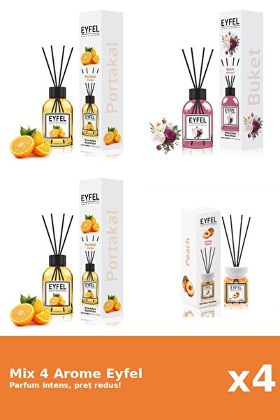 Eyfel Set 4 Mix Eyfel: 1x Bouquet, 1x Piersica, 2x Portocala