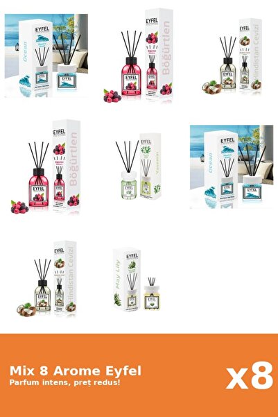 Eyfel Set 8 Mix Eyfel: 2x Fructe De Padure, 1x Iasomie, 1x Lacramioare, 2x Nu...