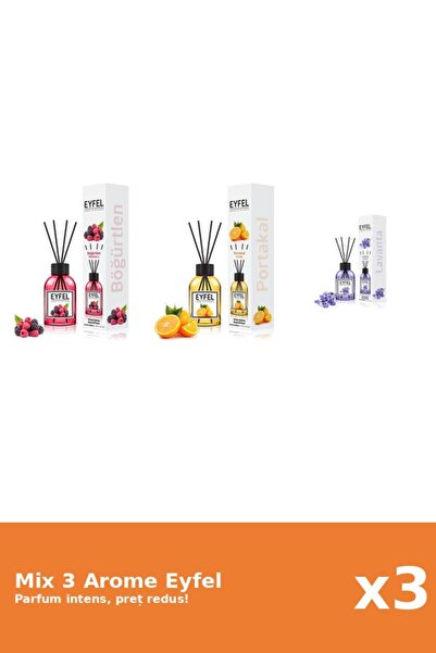 Eyfel Set 3 Mix Eyfel: 1x Fructe De Padure, 1x Lavanda, 1x Portocala