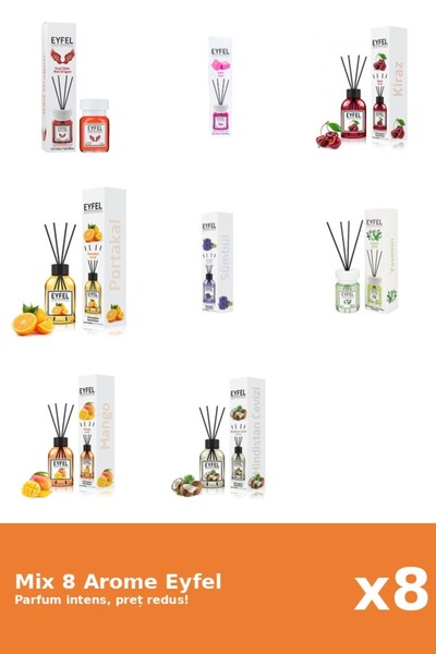 Eyfel Set 8 Mix Variat: 8 arome