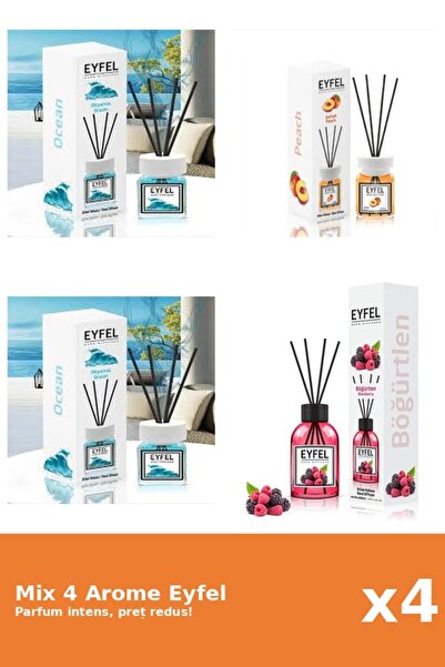 Eyfel Set 4 Mix Eyfel: 1x Fructe De Padure, 2x Ocean, 1x Piersica
