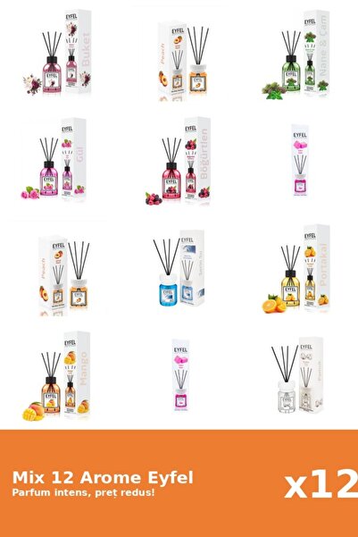Eyfel Set 12 Mix Variat: 10 arome