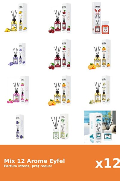 Eyfel Set 12 Mix Variat: 10 arome