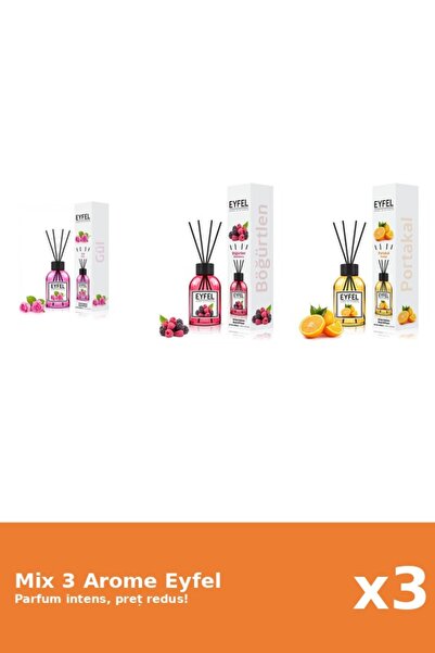 Eyfel Set 3 Mix Eyfel: 1x Fructe De Padure, 1x Portocala, 1x Trandafir