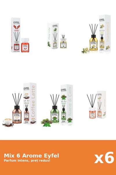 Eyfel Set 6 Mix Variat: 6 arome