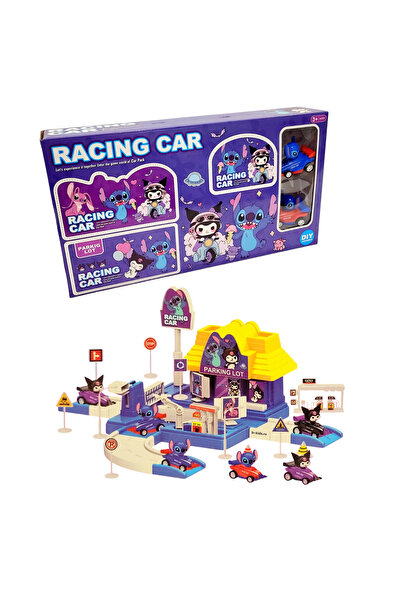 Toys Lilo and Stitch Parking Set with Cars