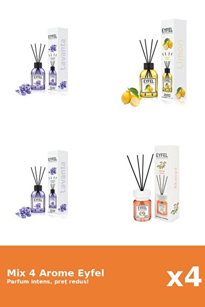 Eyfel Set 4 Mix Eyfel: 1x Acacia, 1x Lamaie, 2x Lavanda