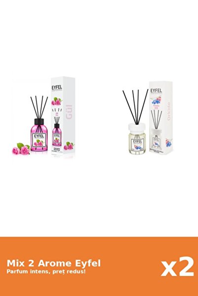 Eyfel Set 2 Mix Eyfel: 1x Orhidee, 1x Trandafir