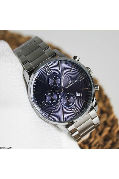 Rosso Milano ساعة يد رجالية بسوار فولاذي RM813365A3