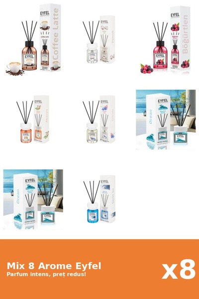 Eyfel Set 8 Mix Variat: 7 arome