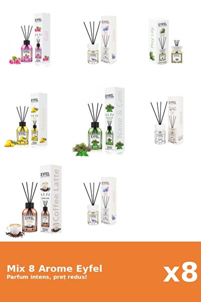 Eyfel Set 8 Mix Variat: 7 arome