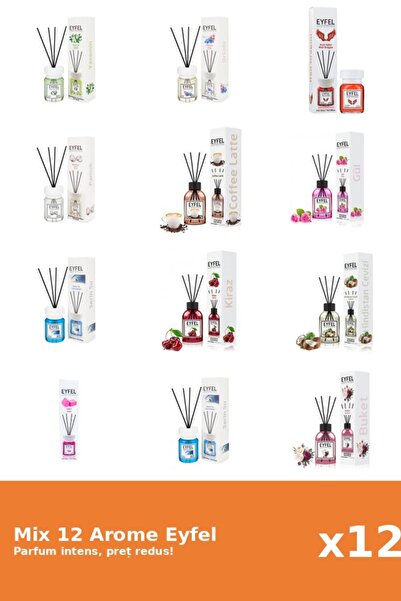 Eyfel Set 12 Mix Variat: 11 arome