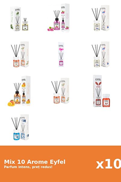 Eyfel Set 10 Mix Variat: 8 arome