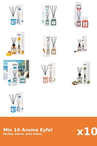Eyfel Set 10 Mix Variat: 9 arome