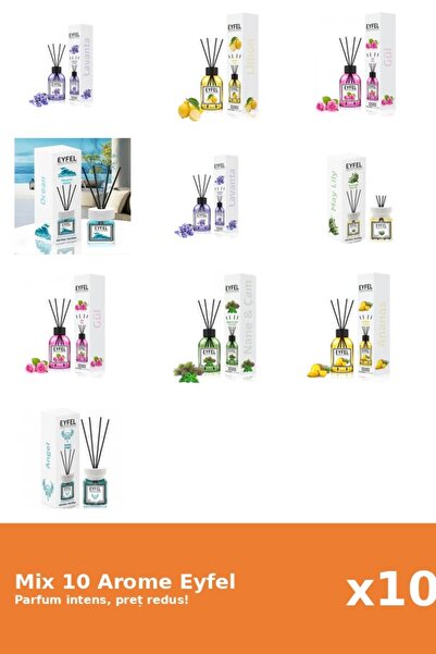 Eyfel Set 10 Mix Variat: 8 arome