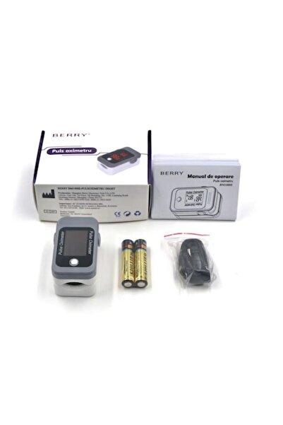 BERRY Pulsoximetru profesional de deget, Berry, gri