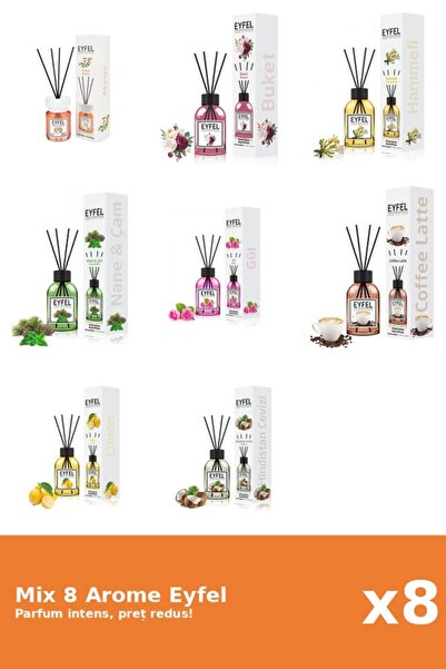 Eyfel Set 8 Mix Variat: 8 arome