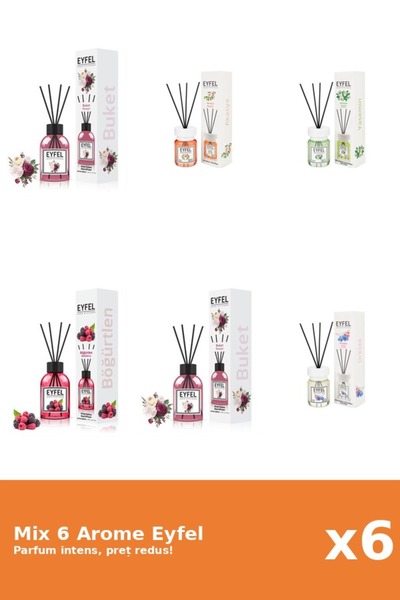 Eyfel Set 6 Mix Eyfel: 1x Acacia, 2x Bouquet, 1x Fructe De Padure, 1x Iasomie...
