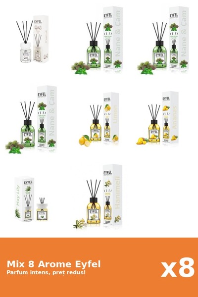 Eyfel Set 8 Mix Variat: 6 arome
