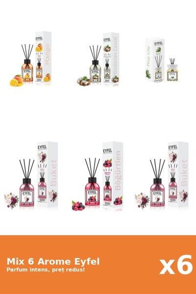 Eyfel Set 6 Mix Eyfel: 2x Bouquet, 1x Fructe De Padure, 1x Lacramioare, 1x Ma...