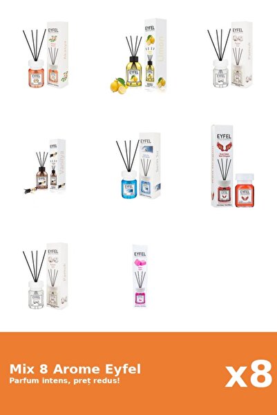 Eyfel Set 8 Mix Variat: 7 arome