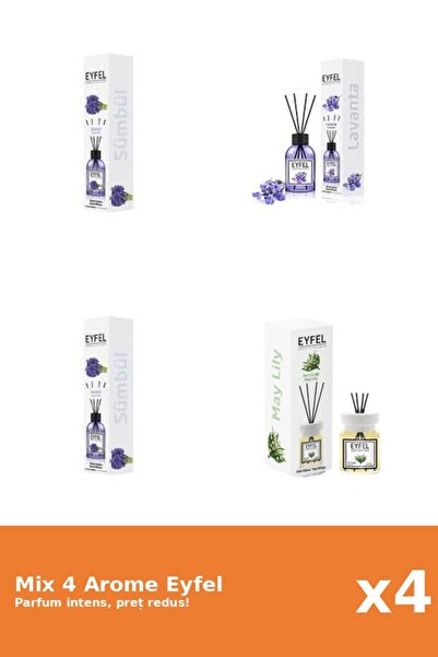 Eyfel Set 4 Mix Eyfel: 1x Lacramioare, 1x Lavanda, 2x Zambile