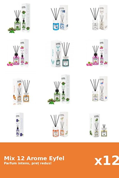 Eyfel Set 12 Mix Variat: 10 arome