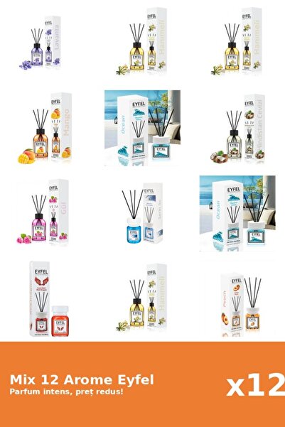 Eyfel Set 12 Mix Variat: 9 arome