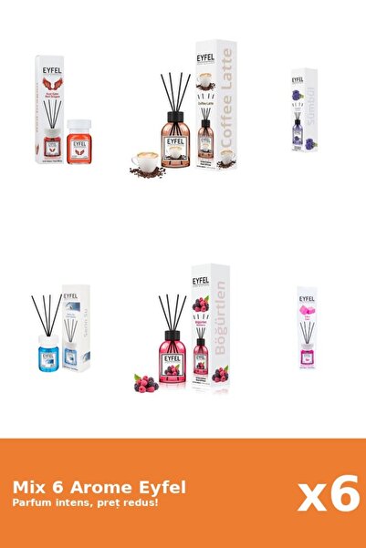 Eyfel Set 6 Mix Variat: 6 arome
