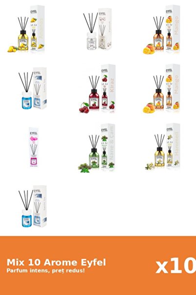 Eyfel Set 10 Mix Variat: 8 arome