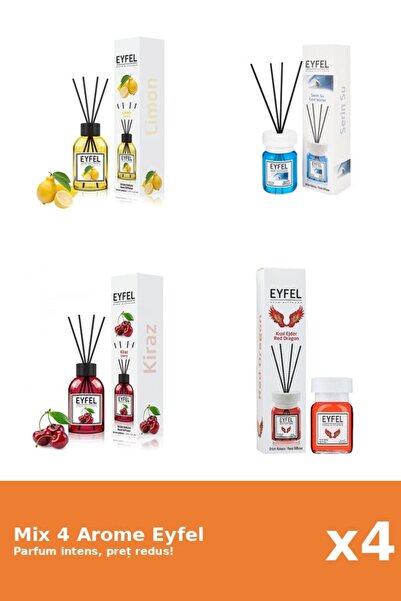 Eyfel Set 4 Mix Eyfel: 1x Cirese, 1x Cool Water, 1x Lamaie, 1x Red Dragon