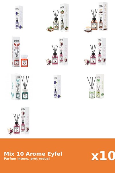 Eyfel Set 10 Mix Variat: 7 arome