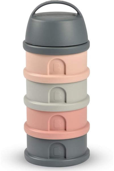 Beaba Stackable Milk Dispenser, 100% Hermetic, 4 compartments, Made in France...