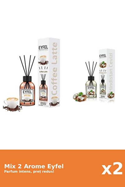 Eyfel Set 2 Mix Eyfel: 1x Cafea, 1x Nuca De Cocos