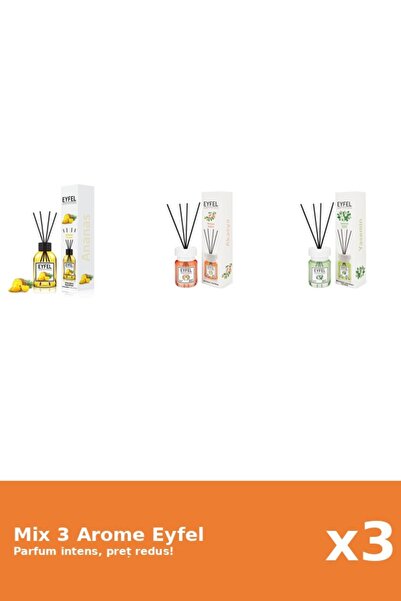 Eyfel Set 3 Mix Eyfel: 1x Acacia, 1x Ananas, 1x Iasomie