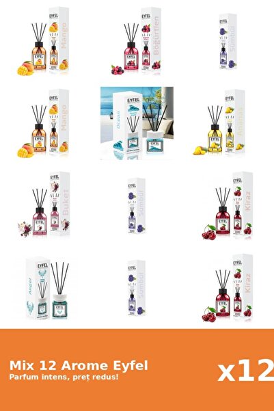 Eyfel Set 12 Mix Variat: 8 arome