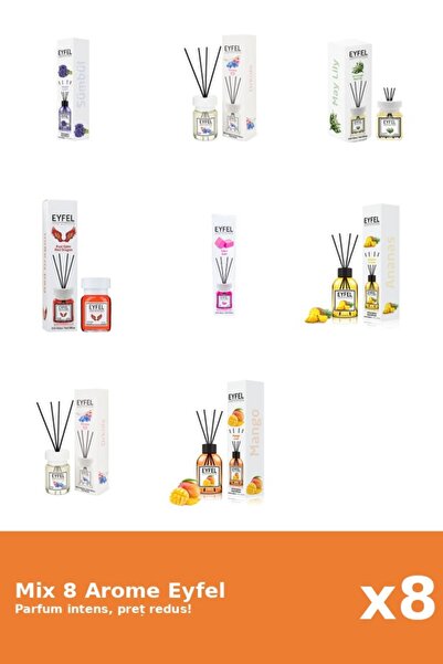 Eyfel Set 8 Mix Variat: 7 arome