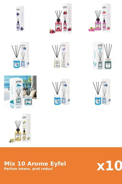 Eyfel Set 10 Mix Variat: 8 arome