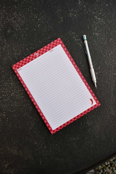 Paper Lab Studio Sweet Chillie A5 Lined Notepad Notepad
