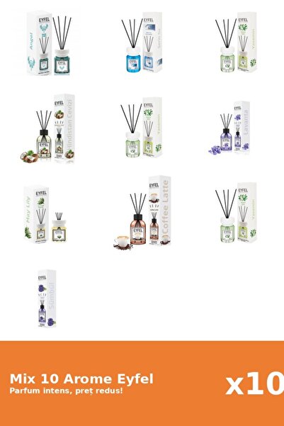 Eyfel Set 10 Mix Variat: 8 arome